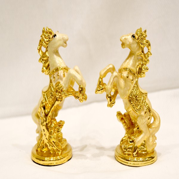 'HORSE PAIR 24KT GOLD AARYA