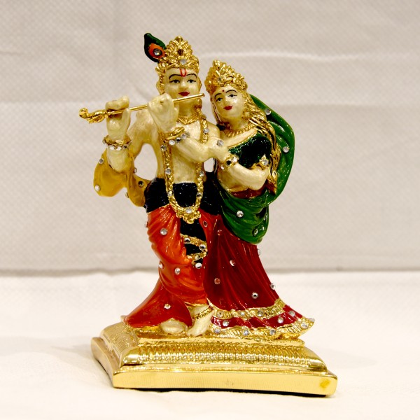 24KT GOLD AARYA RADHE KRISHNA WITH SARVOSKI STUDDED
