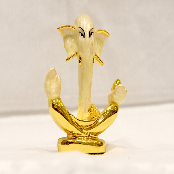24KT GOLD AARYA ANCHORE GANPATI 99%