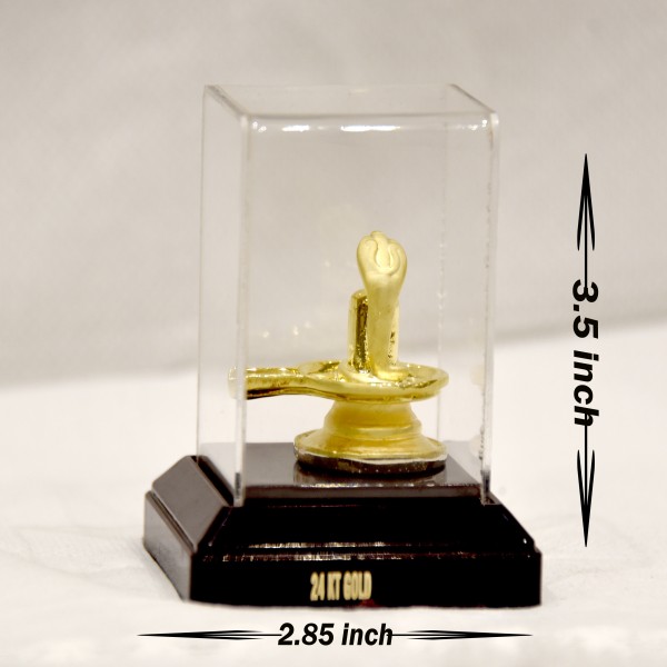 24KY GOLD KANHA ART SHIVLING 99%